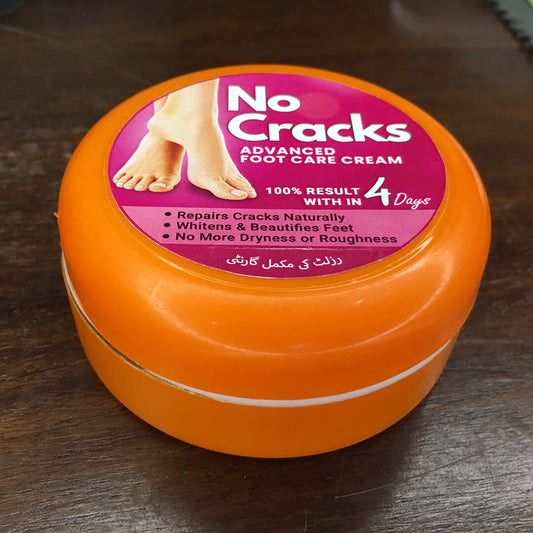 No Cracks Advanced Foot Care Cream by Nobel Organics – heel repair and dry feet treatment in Pakistan
